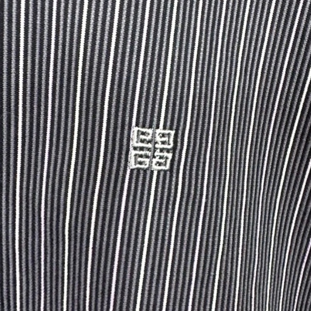 Givenchy Mens Medium Button Down Purple Stripe Sh… - image 3